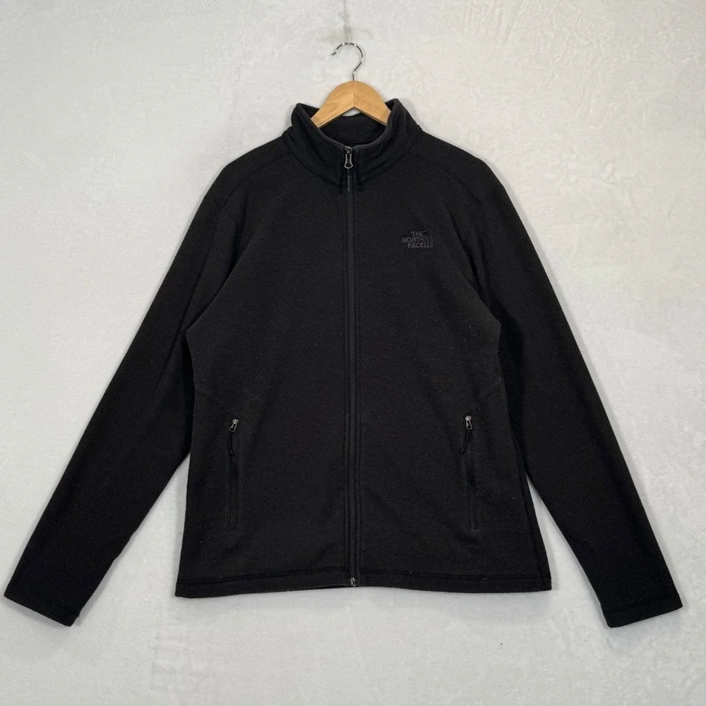 The North Face Black Full Zip Fleece Jacket Large